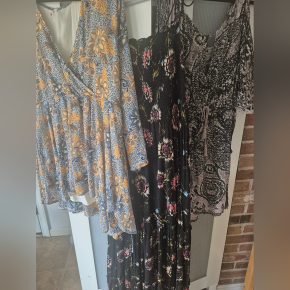 Free People Dresses & Skirts - FREE PEOPLE BUNDLE lot of 3 dresses Garden party,Teagan,Love Birds,Read Xl Large